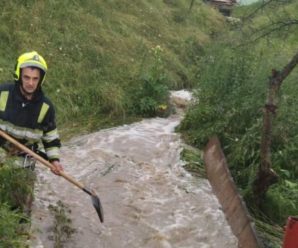 Надзвичайники попередили про сильні зливи в горах та підтоплення