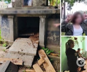 На Прикарпатті неповнолітні вандали зруйнували склеп: усе знімали на відео
