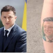 Українець зробив на нозі татуювання з обличчям Зеленського: чоловік став зіркою мережі (фото)