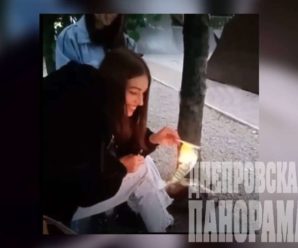 Чи загрожує до 3-х років в’язниці: проти школярки, яка спалила прапор України, відкрили кримінальну справу (Відео)