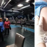 В Івано-Франківську лікарів узяли в “полон” через брак вакцини. Відео
