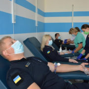 Прикарпатські рятувальники здали кров для бійців АТО