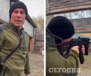 Народний депутат Ілля Кива розстріляв із автомата портрет Степана Бандери: відео