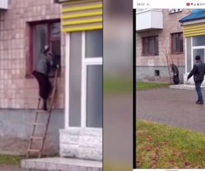 На заході України жінка виходить із квартири крізь вікно, бо боїться сатани (ВІДЕО)