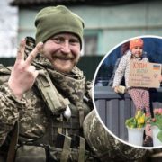 7-річна Варя продавала на вулиці квіти, аби купити бронежилет українським воїнам