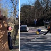 Жінку, яка в Стокгольмі зривала українську символіку, вигнали з роботи Нею виявилася росіянка Євгенія Карлссон із Петербурга