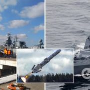 Біля Зміїного горить російський фрегат: по ньому могли завдати удару ракетою “Нептун” – ЗМІ