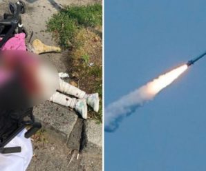 «С.. ка, дитина частuнами»: З’явилися перші кадри наслідків ракетного обстрілу у Вінниці (відео)