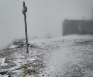 У Карпатах випав сніг, а в горах зафіксували мороз: фото