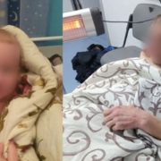 Чоловік з п’ятимісячним немовлям у візочку провалилися під лід на Дніпрі (фото, відео)