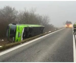 У Словаччині перекинувся український автобус із 54 пасажирами: є постраждалі