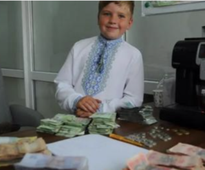 9-річний юна Юрій Напора зібрав чотири мільйони гривень для ЗСУ…