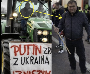 Пам’ятаєте фермера з Польщі на тракторі з антиукраїнським плакатом?! Стало відомо хто він, ви будете в ш0ці!