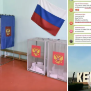 “Закреслюють кандидатуру Путіна”: у чаті “виборчкому” Керчі звітують про масове псування бюлетенів. Фото