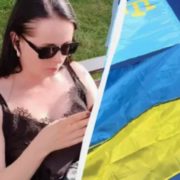 Показала середній палець, львівська чиновниця відмовилася встати під час гімну. ВІДЕО