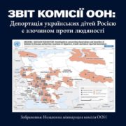 Українські діти під окупацією: докази злочинів Росії у звіті ООН