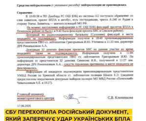 СБУ перехопила російський документ, який заперечує удар українських БПЛА по автобусу з громадянами Білорусі у Брянській області рф